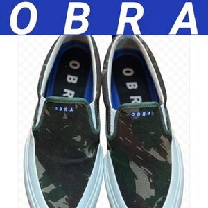 Obra 240 Canvas Slip On Wrap Toe Sneaker